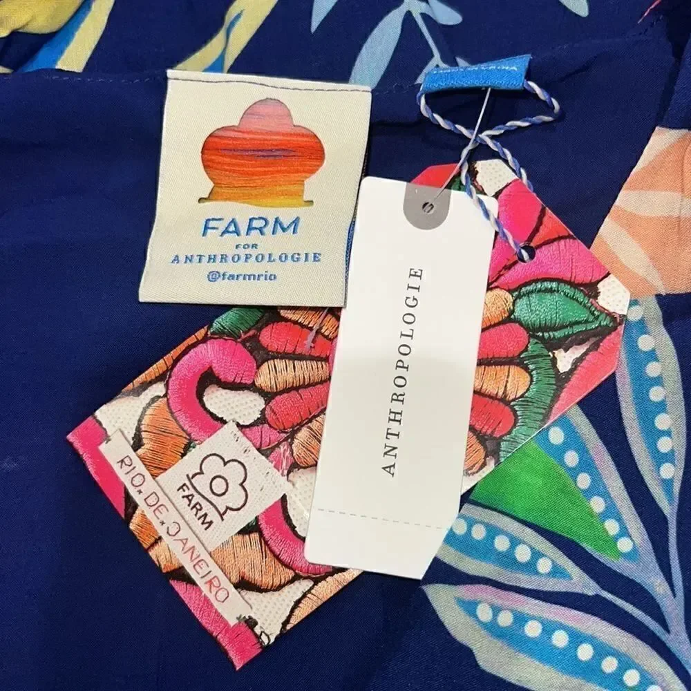 NWT ANTHROPOLOGIE FARM RIO Kaia Blouse XS